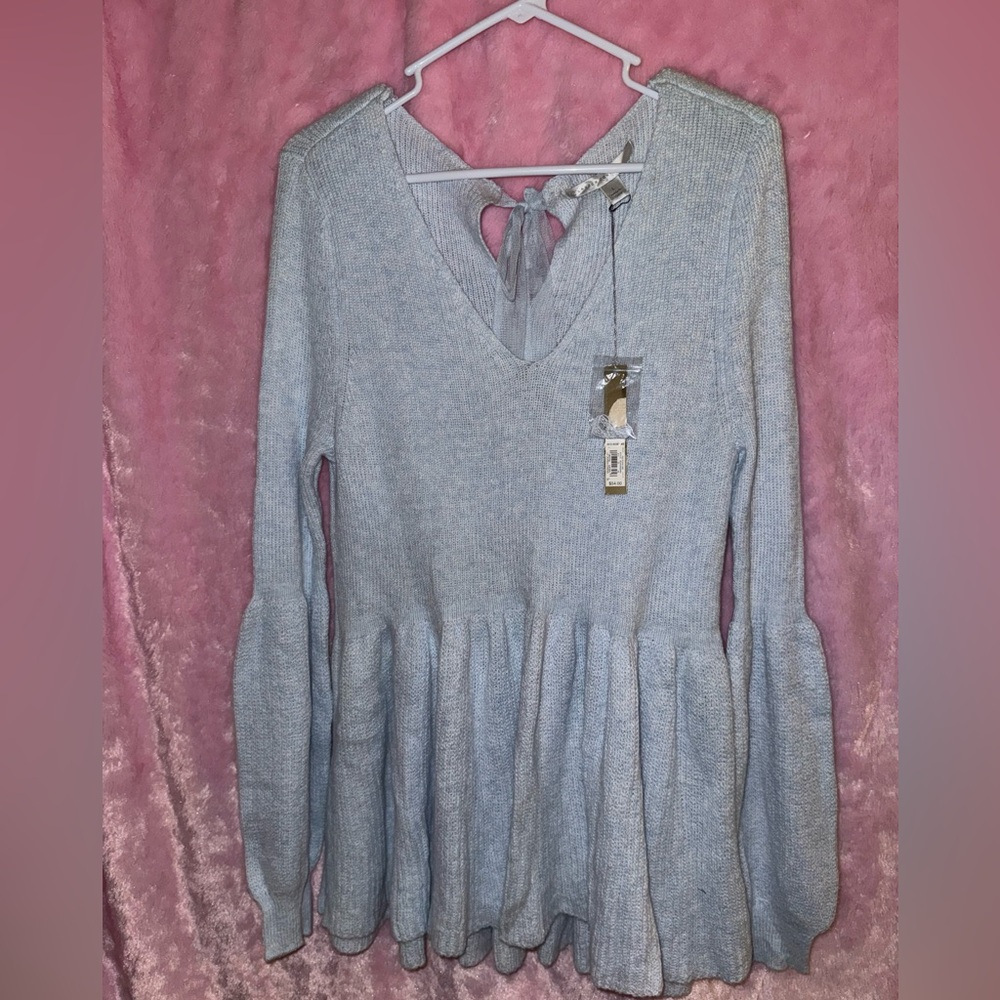 LC Lauren Conrad Light Blue Sweater